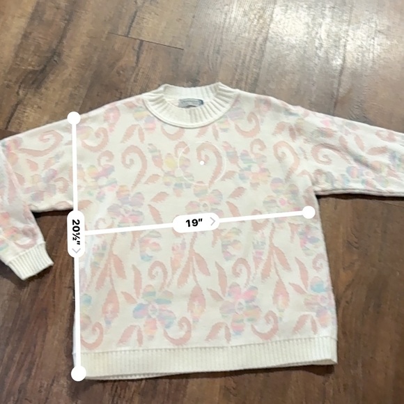 Vintage floral crewneck sweater - Picture 4 of 4